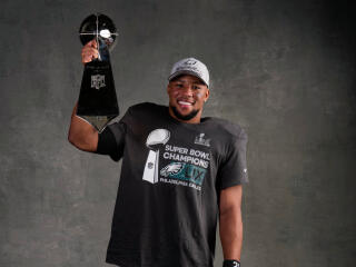 Saquon Barkley SBLIX Super Bowl 2025 wallpaper