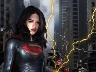 Sasha Calle Supergirl FanArt wallpaper