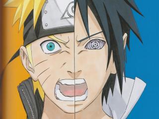 Sasuke Uchiha and Naruto Uzumaki Wallpaper