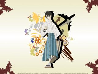 sayonara zetsubou sensei, guy, kimono wallpaper