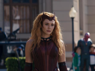 Scarlet Witch Costume in WandaVision wallpaper