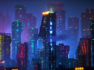 Sci Fi City HD Japan wallpaper