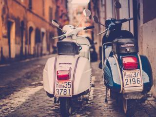 scooter, piaggio, street wallpaper