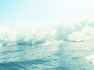 sea, foam, wave wallpaper