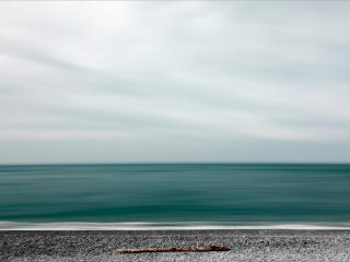 sea, shore, minimalism wallpaper