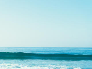 sea, skyline, surf Wallpaper