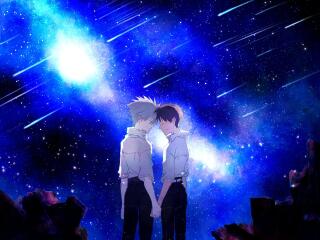 Shinji Ikari & Kaworu Nagisa Neon Genesis Evangelion wallpaper