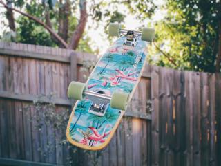 skateboarding, sports, fence wallpaper