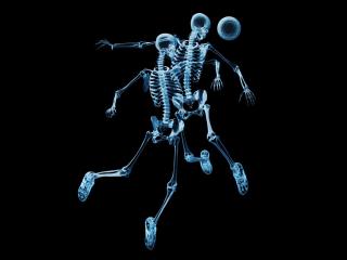 skeletons, ball, football wallpaper