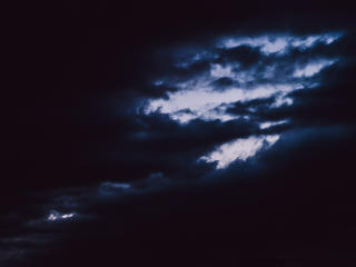 sky, clouds, night Wallpaper