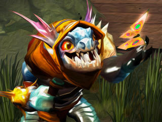 slark, 3d art, dota 2 wallpaper