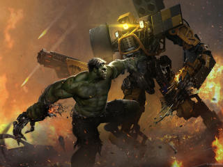 Smash Hulk 5K Marvel's Avengers wallpaper