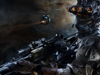 sniper ghost warrior 3, sniper, camouflage Wallpaper