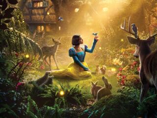 Snow White Movie 2025 Key Art Wallpaper