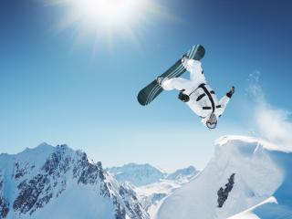 snowboarding, trick, jump wallpaper