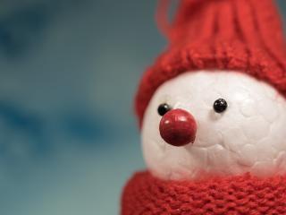 snowman, hat, figure wallpaper
