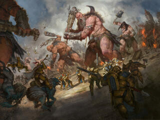 Sons of Behemat HD Fantasy Battle wallpaper