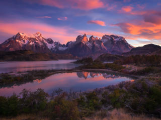 south america, patagonia, andes mountains wallpaper
