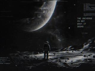Space Exploration 4K Universe is not what it seems Wallpaper