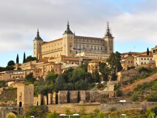 spain, castle, alcazar toledo wallpaper