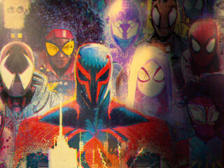 Spider-Man Across The Spider-Verse HD Poster wallpaper