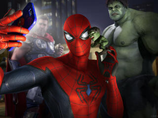 Spider Man Marvel's Avengers 4k Gaming wallpaper