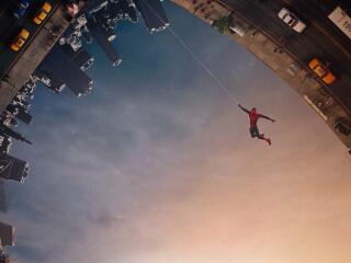 Spider-Man No Way Home Flying wallpaper