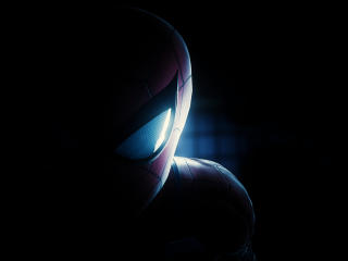 Spiderman Half Mask PS4 wallpaper