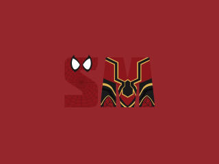 Spiderman Minimalism Avengers Infinity War wallpaper