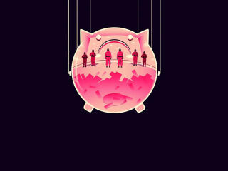Squid Game Minimal Cool iPhone wallpaper