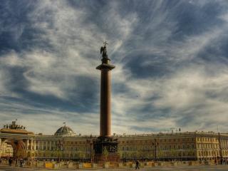st petersburg, palace square, city wallpaper