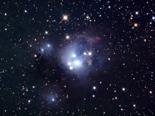 star cluster, ngc 7129, stars wallpaper