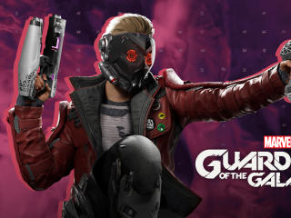 Star Lord New Marvel's Guardians Of The Galaxy 2021 wallpaper