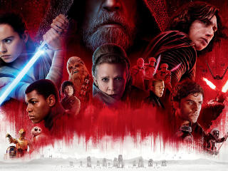 Star Wars 8 Cast Poster wallpaper