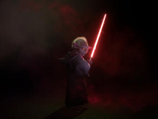 Star Wars Battlefront 2 Yoda's Dark Side wallpaper