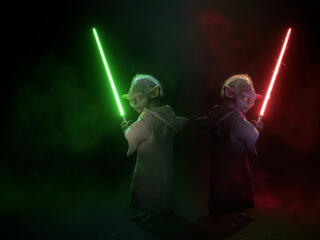 Star Wars Battlefront Yoda's Dark Side wallpaper