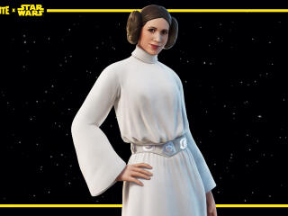 Star Wars Fortnite Princess Leia Organa wallpaper