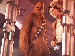 Star Wars Han Solo And Chewbacca wallpaper