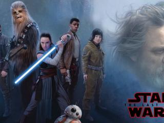 Star Wars Jedi Rey Daisy Ridley And Luke Skywalker wallpaper
