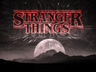 Stranger Things Dark Logo wallpaper