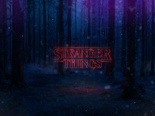 Stranger Things Text Poster wallpaper