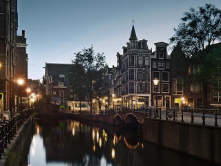 street, amsterdam, holland Wallpaper