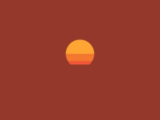 Sunset Minimalist wallpaper