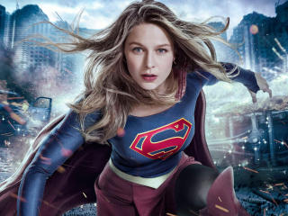 Supergirl Melissa Benoist Season 3 2017 wallpaper
