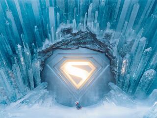 Superman 4K KRYPTO & Fortress of Solitude 2025 wallpaper