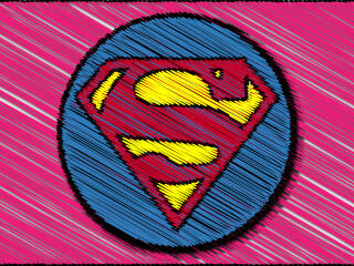 Superman Digital Logo Cool wallpaper