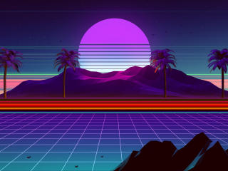 Synthwave And Retrowave Wallpaper