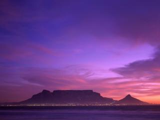 Table Mountain in South Africa wallpaper