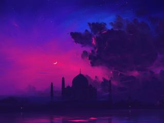 Taj Mahal Digital Art wallpaper