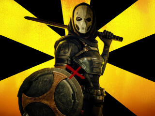 Taskmaster In Thunderbolts 5K wallpaper